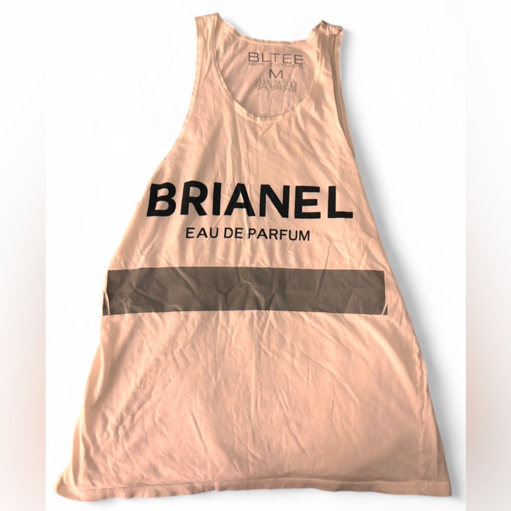 Brian Lichtenberg Brianel Eau de Parfum Muscle Tee Silver White Graphic Tank